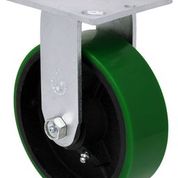 6″ x 2″ Poly on Iron Rigid Caster (28 Series)